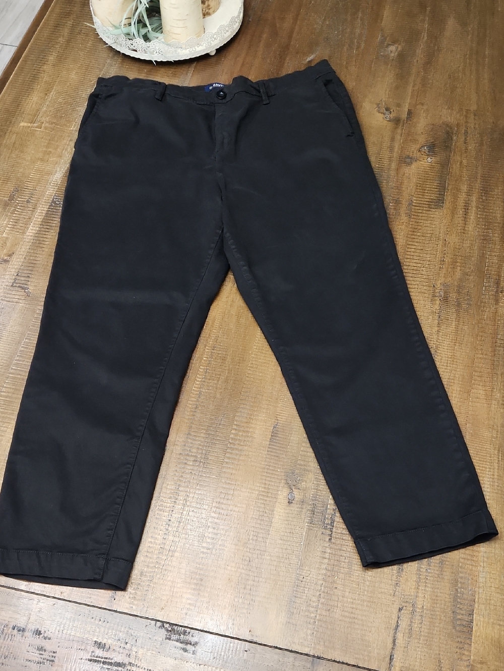 NAUTICA Black Tencel Ankle Trouser Womens Sz 14/34